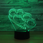 3D LED Night Light Self-defense Hand Clasps Acrylic Creative Usb Light Bedside Lamp, Modern Creative Usb Lamp Fast Drop Shipping