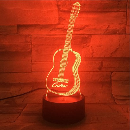 Guitar 3D Lamp