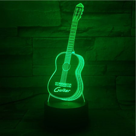 Guitar 3D Lamp