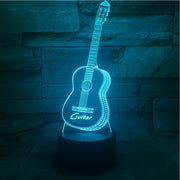 Guitar 3D Lamp