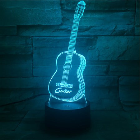 Guitar 3D Lamp