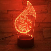 Tuba 3D Lamp