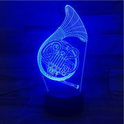 Tuba 3D Lamp