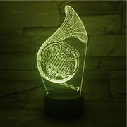 Tuba 3D Lamp