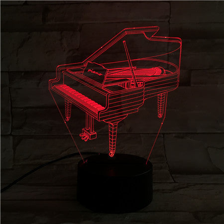 Piano 3D Lamp
