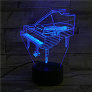 Piano 3D Lamp