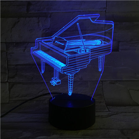Piano 3D Lamp