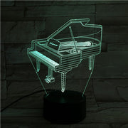 Piano 3D Lamp