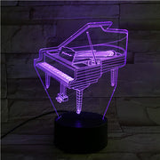 Piano 3D Lamp