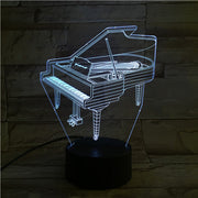 Piano 3D Lamp