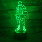 Captain America 3D Lamp