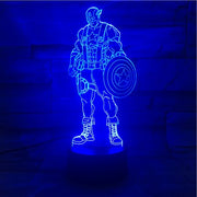 Captain America 3D Lamp