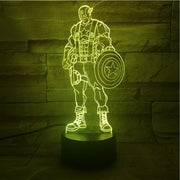 Captain America 3D Lamp