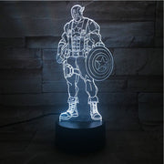 Captain America 3D Lamp
