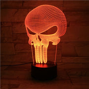 Punisher 3D Lamp