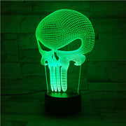 Punisher 3D Lamp