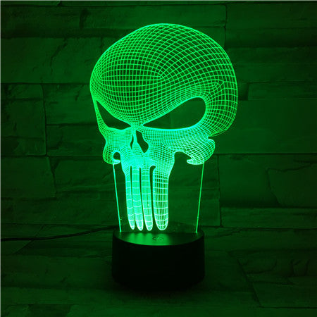 Punisher 3D Lamp