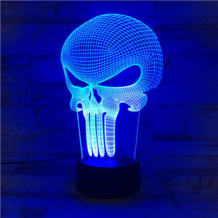 Punisher 3D Lamp
