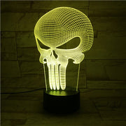 Punisher 3D Lamp