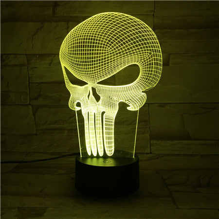 Punisher 3D Lamp