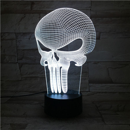 Punisher 3D Lamp