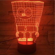 SpongeBob 3D Lamp