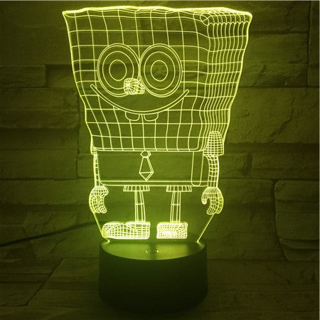 SpongeBob 3D Lamp