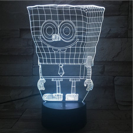 SpongeBob 3D Lamp