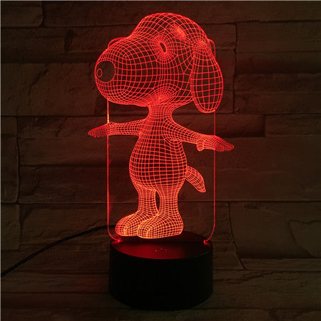Snoopy 3D Lamp