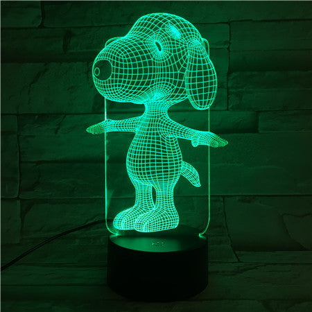 Snoopy 3D Lamp
