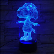 Snoopy 3D Lamp