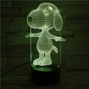 Snoopy 3D Lamp