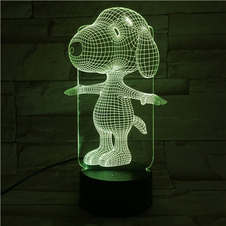 Snoopy 3D Lamp