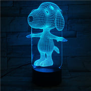 Snoopy 3D Lamp