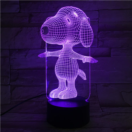 Snoopy 3D Lamp
