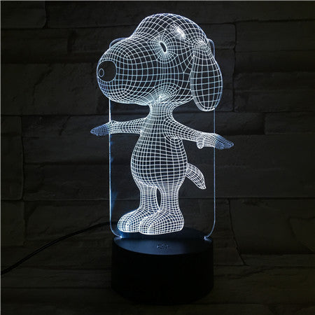 Snoopy 3D Lamp
