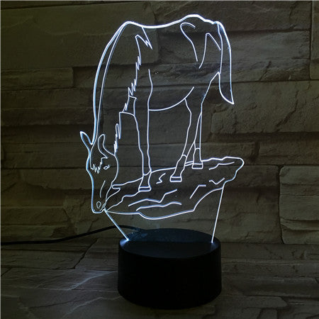 Horse 3D Lamp