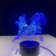 Legend 3D LED Lamp Changeable Mood Lamp LED 7 Colors USB Decor Illusion Table Lamp for Home Decorative As Game Toy Gift