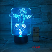 Monkey Table Led Night Light USB Touch Sensor RBG Novelty Lighting Child Kids Baby Gift Gadget Monkey 3D Lamp AW-631
