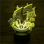Thousand Sunny 3D Lamp