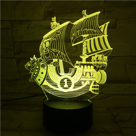 Thousand Sunny 3D Lamp