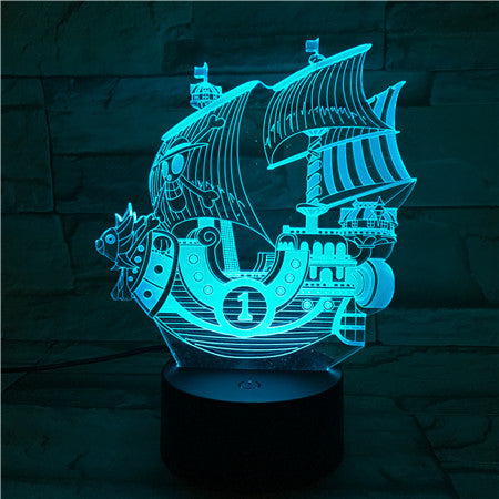 Thousand Sunny 3D Lamp