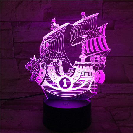 Thousand Sunny 3D Lamp