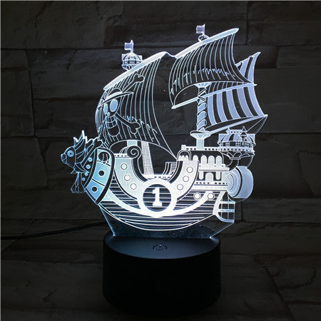 Thousand Sunny 3D Lamp