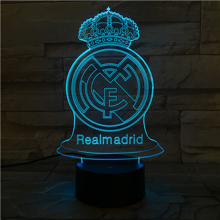 Real Madrid 3D Lamp