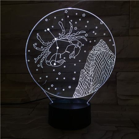 Cancer 3D Lamp