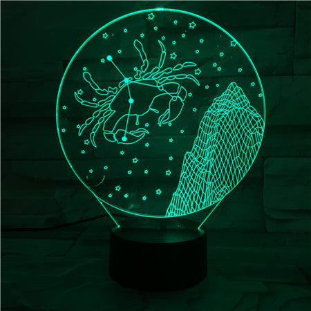 Cancer 3D Lamp