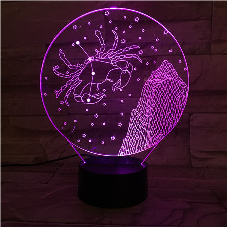 Cancer 3D Lamp
