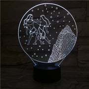 Gemini 3D Lamp