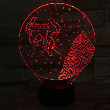 Gemini 3D Lamp